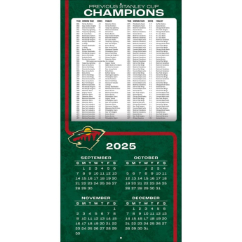 Minnesota Wild kalendář 2026 Wall