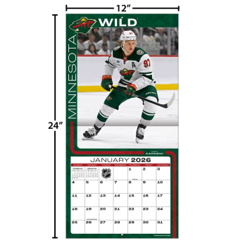 Minnesota Wild kalendář 2026 Wall