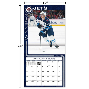 Winnipeg Jets kalendář 2026 Wall