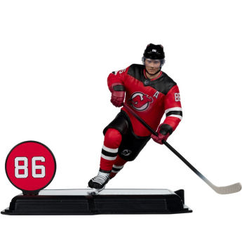 New Jersey Devils figurka Jack Hughes #7 SportsPicks Black Jersey
