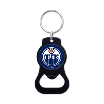 Edmonton Oilers přívěšek s otvírakem Black Ring