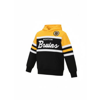 Boston Bruins pánská mikina s kapucí Head Coach Hoodie black