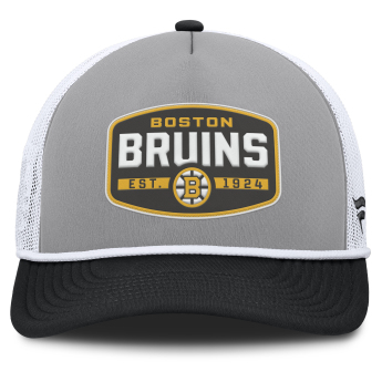 Boston Bruins čepice baseballová kšiltovka Course Adjustable Foam Front A-Frame Meshaback