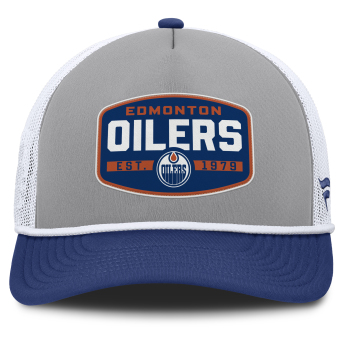 Edmonton Oilers čepice baseballová kšiltovka Course Adjustable Foam Front A-Frame Meshaback