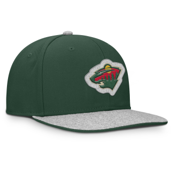 Minnesota Wild čepice flat kšiltovka Loden Structured Adjustable Flat Brim