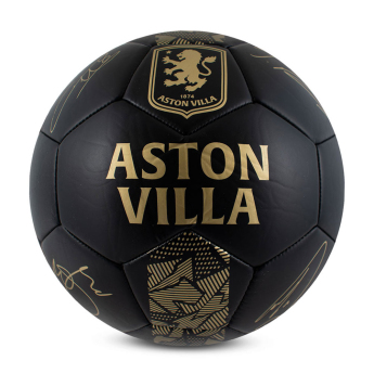 Aston Villa fotbalový mini míč Sig Gold Phantom - size 1