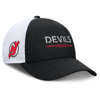 New Jersey Devils čepice baseballová kšiltovka Authentic Pro A/Cap Structured Adj. Meshback