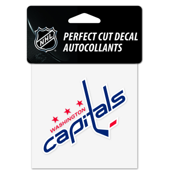Washington Capitals samolepka Perfect Cut Color Decal