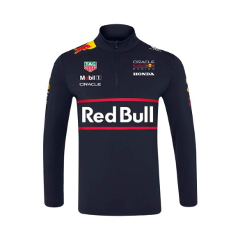 Red Bull Racing pánská mikina 1/4 Zip official Teamline Replica navy F1 Team 2025