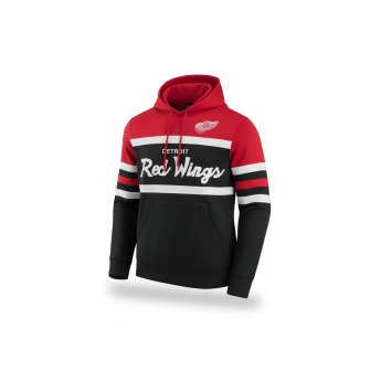 Detroit Red Wings pánská mikina s kapucí Head Coach Hoodie Current Logo black