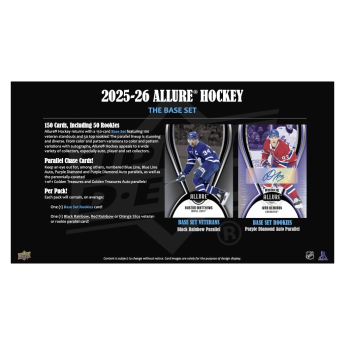 NHL boxy hokejové karty NHL 2025-26 Upper Deck Allure Hobby Box