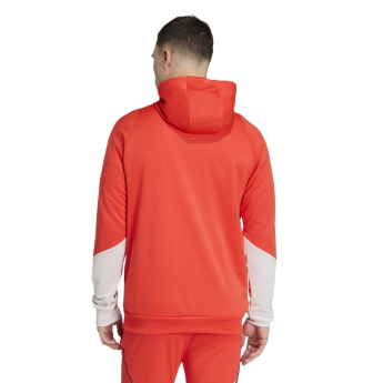 Bayern Mnichov pánská mikina s kapucí Track red