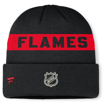 Calgary Flames zimní čepice Authentic Pro A/Cap Cuffed inscription