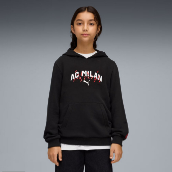 AC Milan dětská mikina s kapucí Culture black