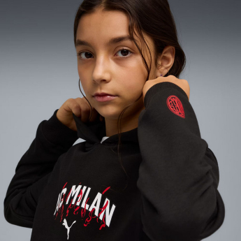 AC Milan dětská mikina s kapucí Culture black