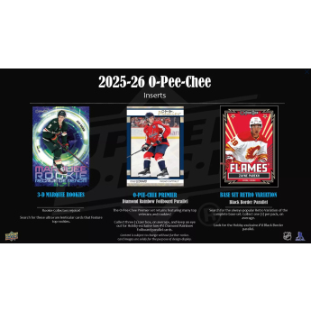 NHL boxy hokejové karty NHL 2025-26 Upper Deck O-Pee-Chee Hobby Box