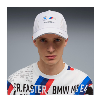 BMW Motorsport čepice baseballová kšiltovka white 2026