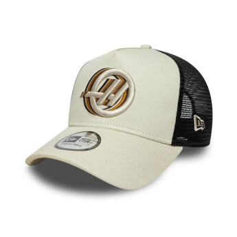 Haas F1 čepice baseballová kšiltovka Seasonal Trucker creamy F1 Team 2026
