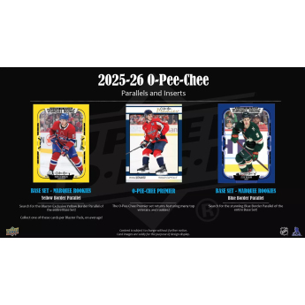NHL boxy hokejové karty NHL 025-26 Upper Deck O-Pee-Chee Blaster Box