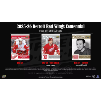 NHL boxy hokejové karty NHL Detroit Red Wings NHL Centennial Hobby Box