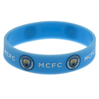 Manchester City náramek Rubber