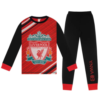 FC Liverpool dětské pyžamo Long red