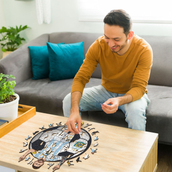 Fotbalové reprezentace dřevěné puzzle ARGENTINA Messi NEW 150 pcs