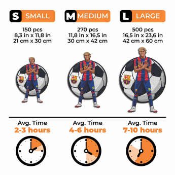 FC Barcelona dřevěné puzzle Yamal NEW 150 pcs