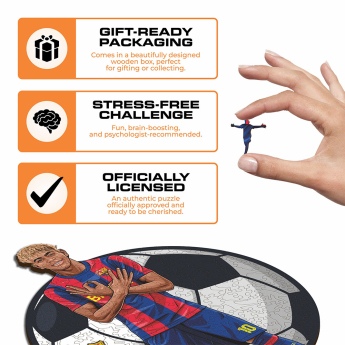 FC Barcelona dřevěné puzzle Yamal NEW 500 pcs