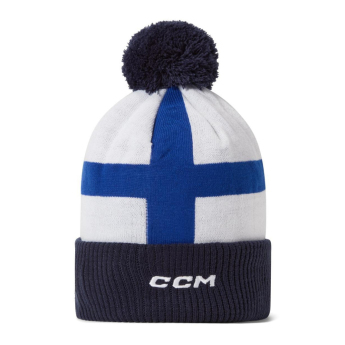 Hokejové reprezentace zimní čepice Finland Pom Flag