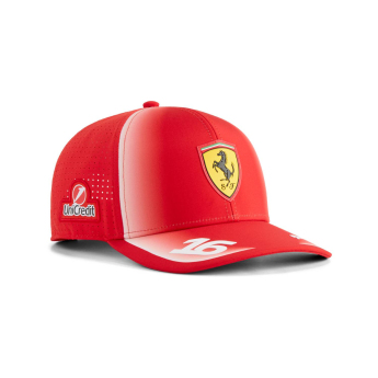 Ferrari čepice baseballová kšiltovka Charles Leclerc official Teamline Replica F1 Team 2026