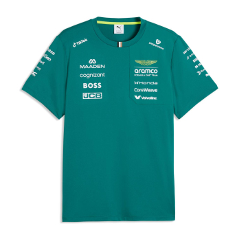 Aston Martin pánské tričko green official Teamline Replica F1 Team 2026