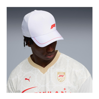 Formule 1 čepice baseballová kšiltovka logo white 2026