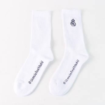Real Madrid ponožky 2pack Long white