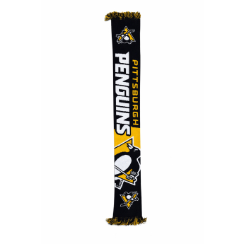 Pittsburgh Penguins zimní šála Big Logo Scarf Black Yellow