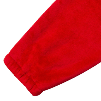 Manchester United dětská mikina s kapucí oversize blanket red