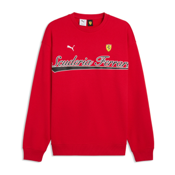 Ferrari pánská mikina Crew Neck red F1 Team 2026