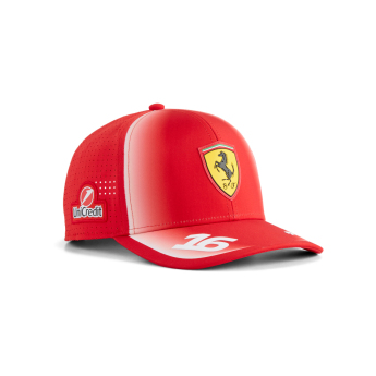 Ferrari dětská čepice baseballová kšiltovka Charles Leclerc #16 official Teamline Replica F1 Team 2026