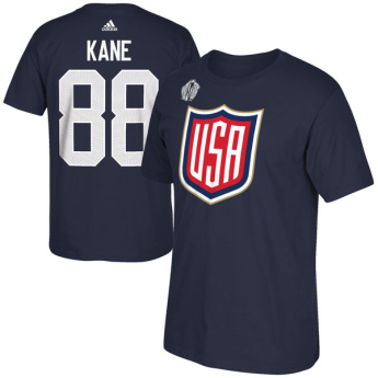 USA pánské tričko #88 Patrick Kane Team Player Světový pohár 2016