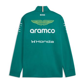 Aston Martin pánská bunda softshell green official Teamline Replica F1 Team 2026