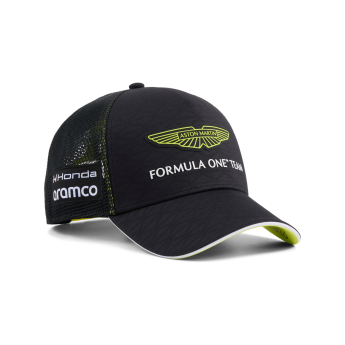 Aston Martin čepice baseballová kšiltovka Lance Stroll black F1 Team 2026