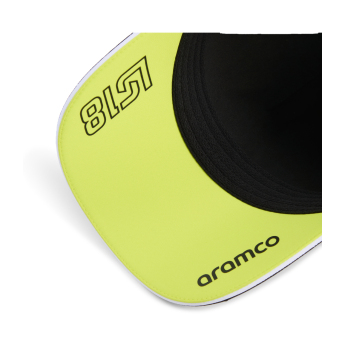 Aston Martin čepice baseballová kšiltovka Lance Stroll black F1 Team 2026