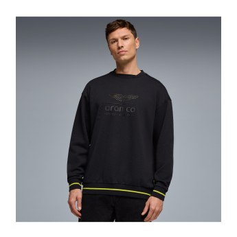 Aston Martin pánská mikina oversized Stealth black F1 Team 2026