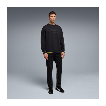 Aston Martin pánská mikina oversized Stealth black F1 Team 2026