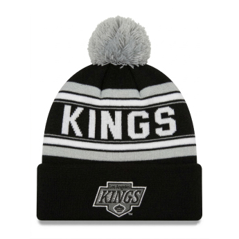 Los Angeles Kings dětská zimní čepice Jacquard Cuffed Knit With Pom