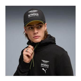 Aston Martin čepice baseballová kšiltovka logo black F1 Team 2026