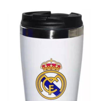 Real Madrid cestovní hrnek Vaso white