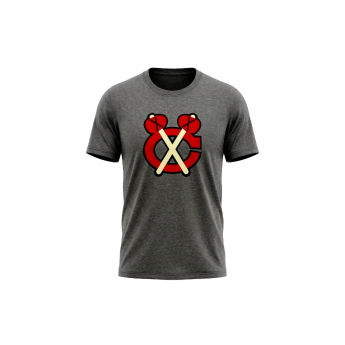 Chicago Blackhawks pánské tričko Tek Patch grey