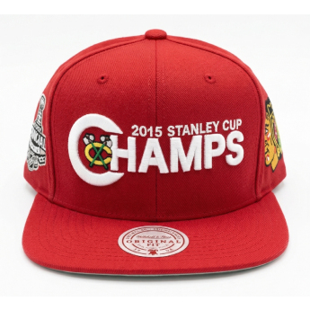 Chicago Blackhawks čepice flat kšiltovka Winners Circle Snapback red