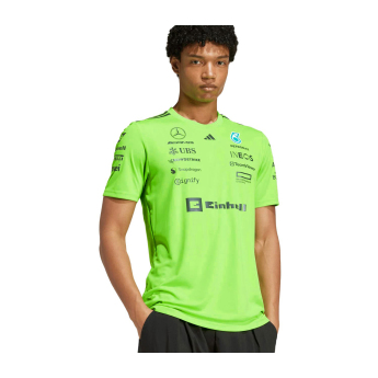 Mercedes AMG Petronas pánské tričko Set Up green F1 Team 2025